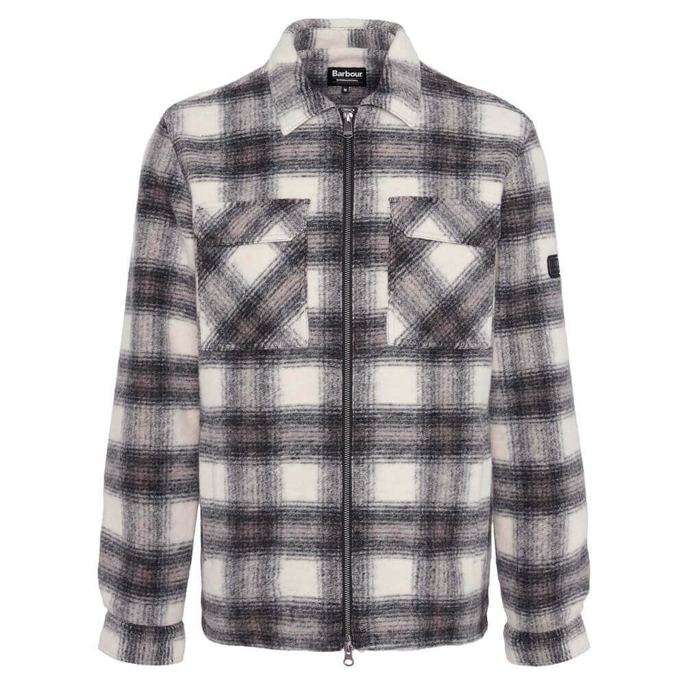 Barbour International Clayton Fleece Check Overshirt